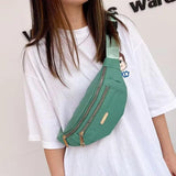 Casual Waist Bag Shoulder Cross Chest Bag Handbag All Matching Belt Bags