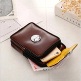 PU Leather Men Waist Packs Mobile Phone Bag Belt Waist Pouch For Men