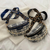 Canvas Female Belt Bag Clutch Fanny Pack Phone Pack Crossbody Chest Bags