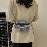 Canvas Female Belt Bag Clutch Fanny Pack Phone Pack Crossbody Chest Bags