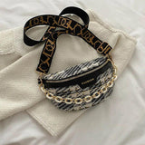 Canvas Female Belt Bag Clutch Fanny Pack Phone Pack Crossbody Chest Bags