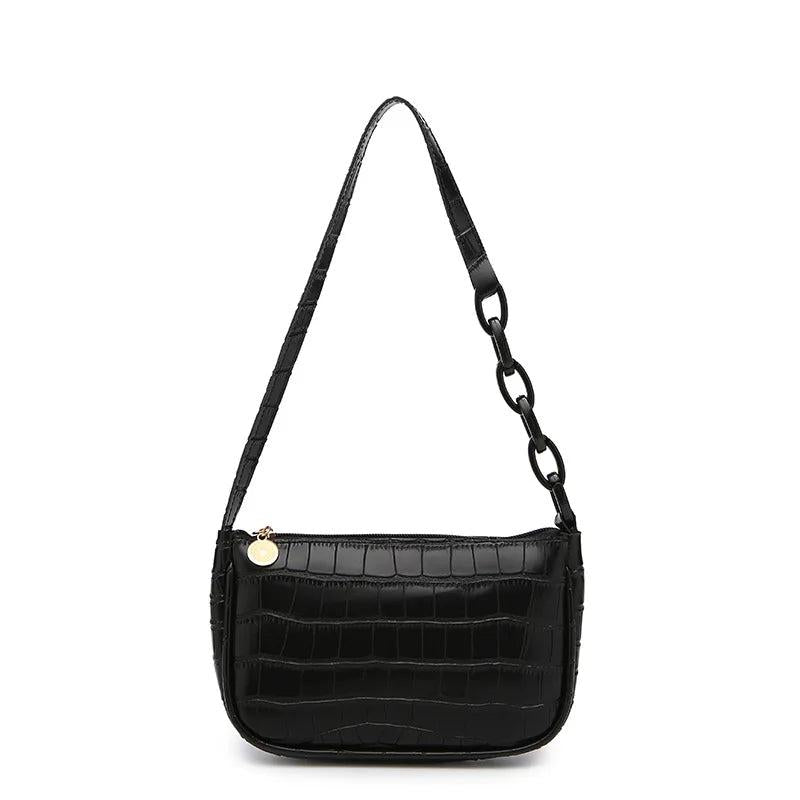 Vintage PU Leather Shoulder Tote Bag