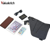 Casual Canvas Chest Bag Small Crossbody Bag KL127