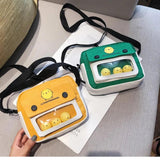 Female Chicken Cartoon Canvas Messenger Bag