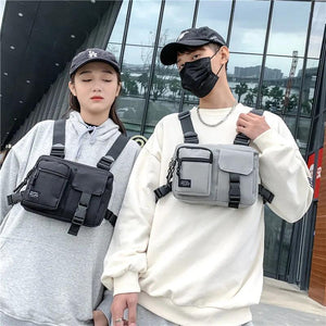 Tactical Chest Bag Hip Hop Vest Streetwear Bag Waist Pack
