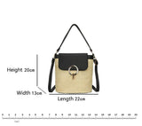 Bohemian Summer Crochet Small Bags for Women Vintage Purse