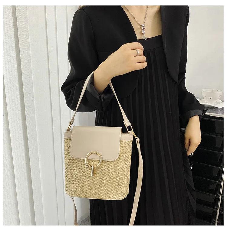 Bohemian Summer Crochet Small Bags for Women Vintage Purse