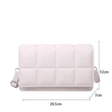 Fitshinling Plaid PU Mini Bag Basic Casual Small Purse