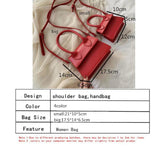 Mini Leather Crossbody Bag Small Shoulder Messenger Tote