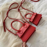 Mini Leather Crossbody Bag Small Shoulder Messenger Tote