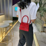 Mini Leather Crossbody Bag Small Shoulder Messenger Tote