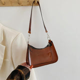 Women's Transparent Shopper Bag Solid Shoulder Underarm Phone Bag