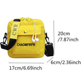 Canvas Phone Organizer Crossbody Bag for Women Girls