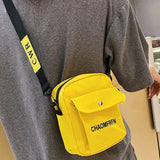 Canvas Phone Organizer Crossbody Bag for Women Girls