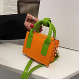 Mini PU Leather Lipstick Crossbody Bags for Women