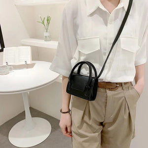 Mini PU Leather Lipstick Crossbody Bag for Women