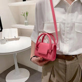 Mini PU Leather Lipstick Crossbody Bag for Women
