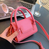 Mini PU Leather Lipstick Crossbody Bag for Women