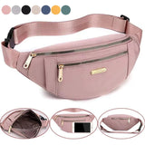 Large Capacity Waist Bag Shoulder Bag Oxford Cloth Adjustable Buckle Belt Women