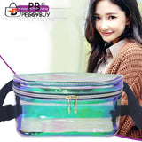 Pop Dad Belt Bag Girls Flesh PVC Fanny Pack Casual Bum Pouch Waist Bag