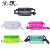 Pop Dad Belt Bag Girls Flesh PVC Fanny Pack Casual Bum Pouch Waist Bag