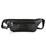 Men's Leather Waist Pack Shoulder Bag