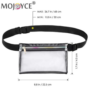 PVC Pockets Belt Bag Sport Novelty Girls Creative PVC Waist Bags