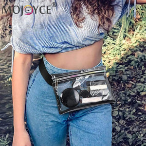PVC Pockets Belt Bag Sport Novelty Girls Creative PVC Waist Bags