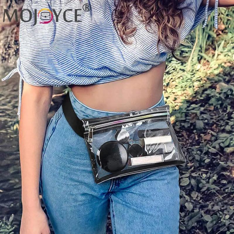 PVC Pockets Belt Bag Sport Novelty Girls Creative PVC Waist Bags