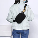 Fluffy Wool Fanny Pack Waist Belt Bag Women Crossbody Bag