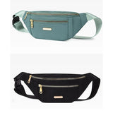 Women's Oxford Waist Bag Crossbody Chest Bag Messenger Belt Bag