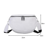 Vintage Leather Shoulder Bag for Women, Zipper Travel Handbag