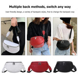 Vintage Leather Shoulder Bag for Women, Zipper Travel Handbag