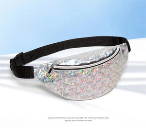 Waterproof Waist Bag Sports Lady Phone Crossbody Bag PU Leather