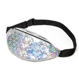Waterproof Waist Bag Sports Lady Phone Crossbody Bag PU Leather