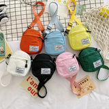 Canvas Patchwork Crossbody Shoulder Bag Travel Messenger Casual Mini Handbag