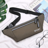 Canvas Mobile Phone Chest Bag Outdoor Waist Bag Handbag