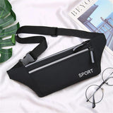 Canvas Mobile Phone Chest Bag Outdoor Waist Bag Handbag