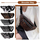 Animal Printed Crossbody Chest Bag Single Strap Handbag
