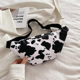 Animal Printed Crossbody Chest Bag Single Strap Handbag