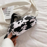 Animal Printed Crossbody Chest Bag Single Strap Handbag