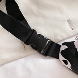 Animal Printed Crossbody Chest Bag Single Strap Handbag
