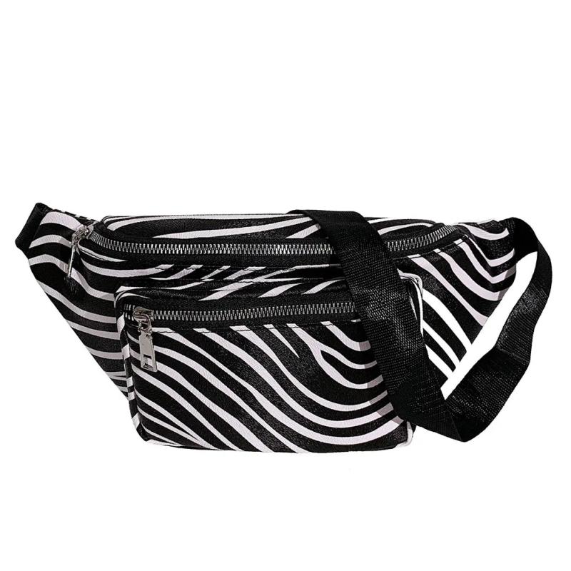 Animal Printed Crossbody Chest Bag Single Strap Handbag