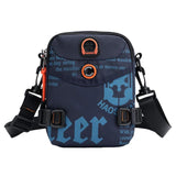 Men Outdoor Casual Letter Print Crossbody Shoulder Bag Waist Fanny Packs