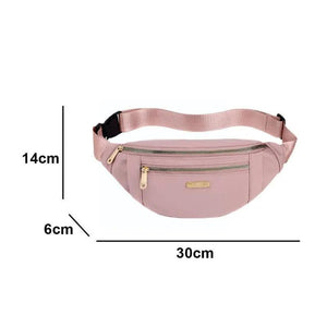 Canvas Leisure Waist Bag Crossbody for Women