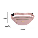 Canvas Leisure Waist Bag Crossbody for Women