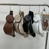 Soft Leather Waist Bag Ladies Fanny Pack High Female Shoulder Belt Bags