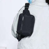 Nylon Solid Waist Pack Women?s Shoulder Crossbody Chest Bags