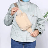 Nylon Solid Waist Pack Women?s Shoulder Crossbody Chest Bags