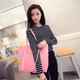 Women Solid Handbag High Capacity Messenger Totes Satchel Shoulder Bag